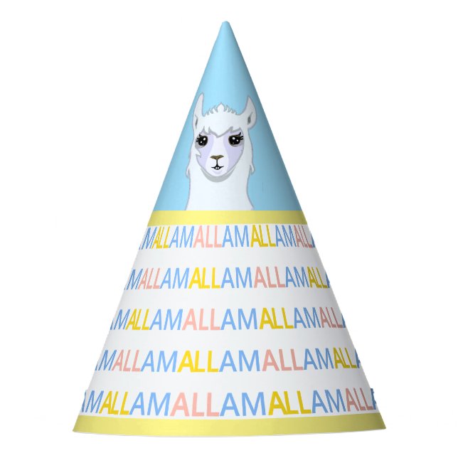 Chapéu De Festa Lindo Llama de Festa (Frente)