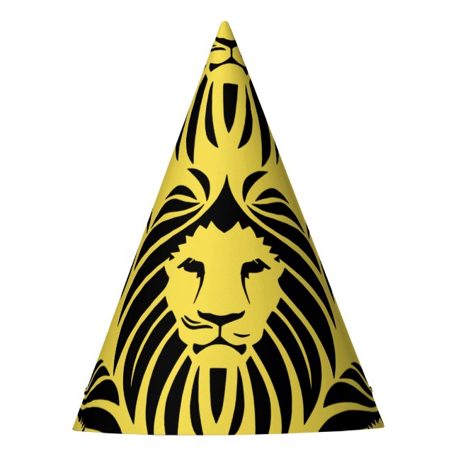 Chapéu De Festa Lion Party Hat-Yellow (Frente)