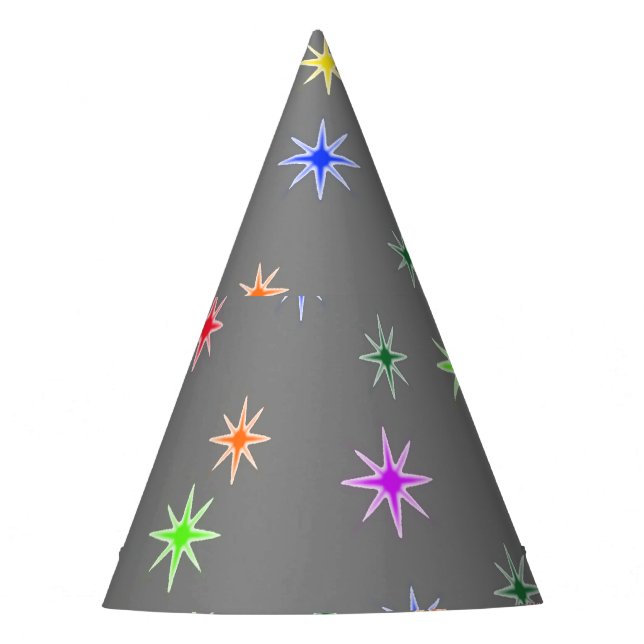 Chapéu De Festa Little Stars, Big Smiles Birthday Party Hats (Frente)