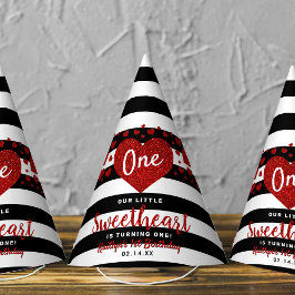Chapéu De Festa Little Sweetheart Valentine's Day Any Age Birthday