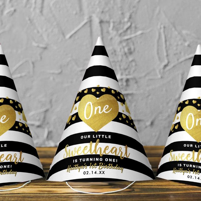 Chapéu De Festa Little Sweetheart Valentine's Day Any Age Birthday (Criador carregado)