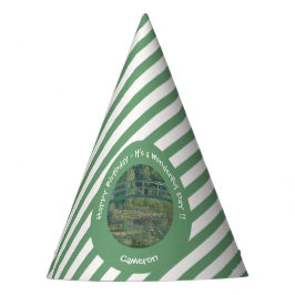 Chapéu De Festa Lodo de Água-Lily de Monet e artigos do Partido da