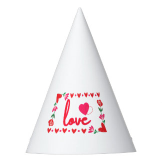 Chapéu De Festa Love Dia de os namorados Party Hat