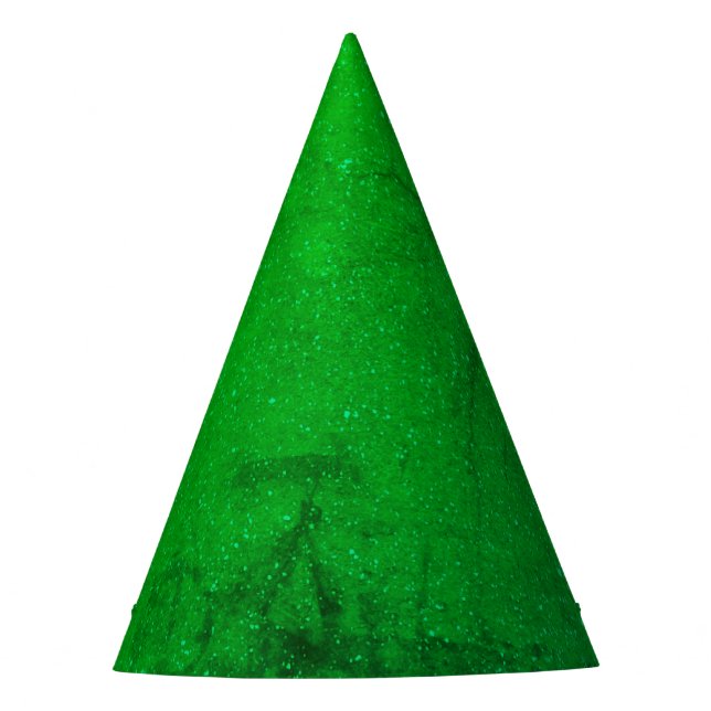 Chapéu De Festa Lush Emerald Party Hat - Personalizável e Elegante (Frente)