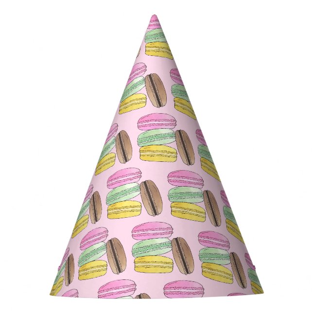 Chapéu De Festa Macarons Padaria Francesa Bolo Confeitaria Biscoit (Frente)