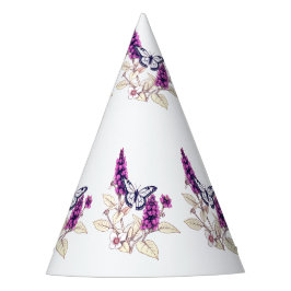 Chapéu De Festa Magenta Butterfly Bush