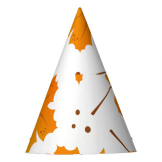 Chapéu De Festa Maple Mirth: Folhas de outono de Cartoon