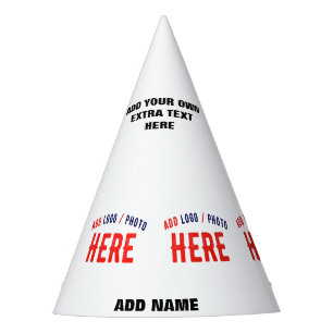 CHAPÉU DE FESTA MARCA VERIFICADA BRANCA PERSONALIZÁVEL MODERNA