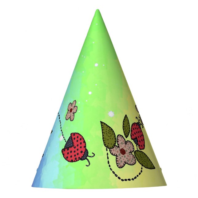 Chapéu De Festa Marienkäfer  Partyhütchen (Frente)