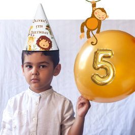 Chapéu De Festa Marselha Selva Safari Aniversário Cone