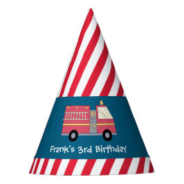 Chapéu De Festa Material de Aniversário de Bombeiros Vermelhos