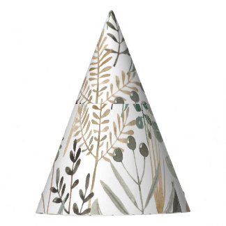 Chapéu De Festa Meadow Wildflower: Watercolor Charm.