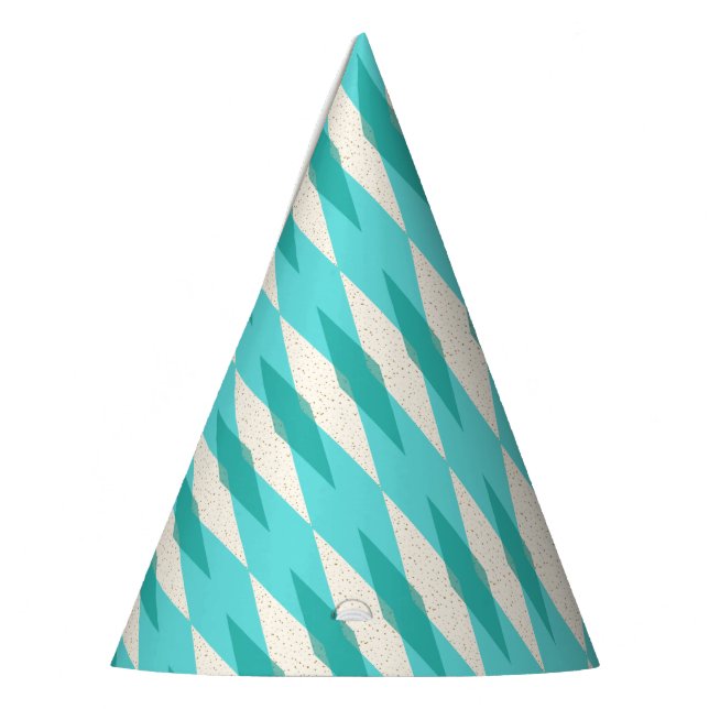 Chapéu De Festa Meio século Modern Argyle Party Hat (Esquerda)