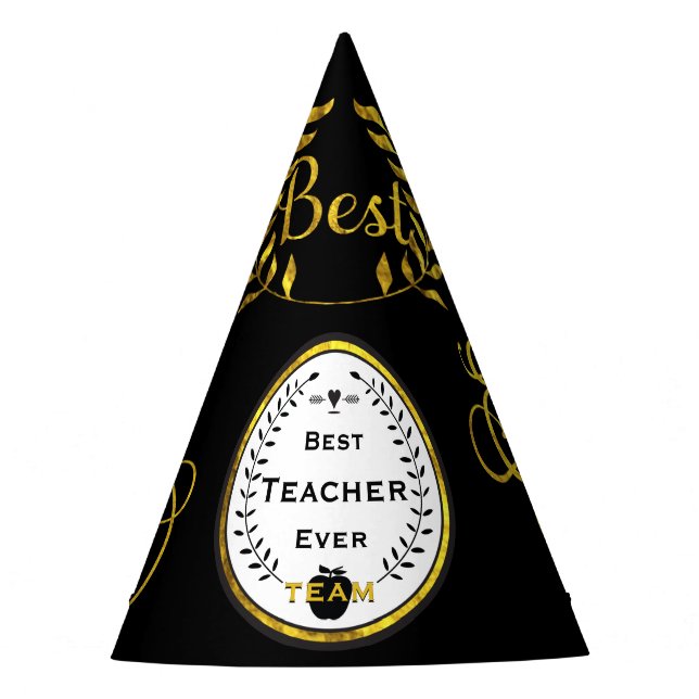 Chapéu De Festa Melhor Professora do Hat do Partido TEAM (Frente)