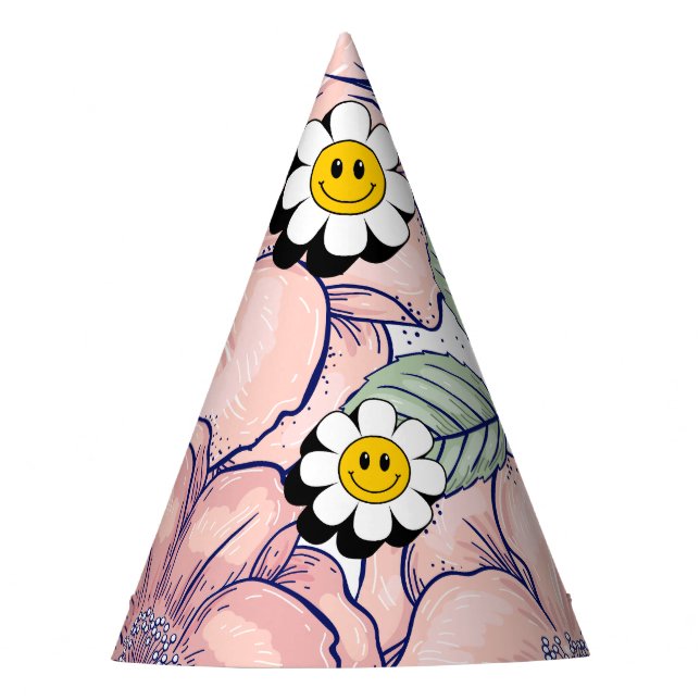 Chapéu De Festa Mikitiez terra, terra, natureza, rosa (Frente)