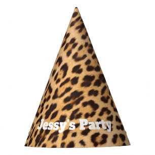 Chapéu De Festa moda de safari selvagem feminina com impressão-leo