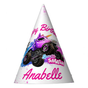 Chapéu De Festa Monster Jam - Sparkle Smash Aniversário