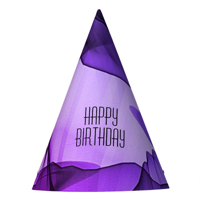 Chapéu De Festa Mystical Layer of Chiffon Scarves Plum (Frente)