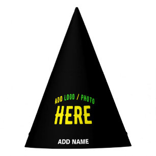 CHAPÉU DE FESTA NA MODA MODERNO PERSONALIZÁVEL NEGRO VERIFICADO CO