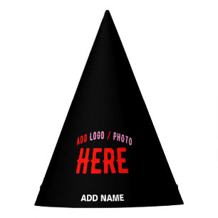 CHAPÉU DE FESTA NA MODA MODERNO PERSONALIZÁVEL NEGRO VERIFICADO CO