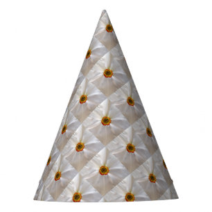 Chapéu De Festa narciso branco pérola