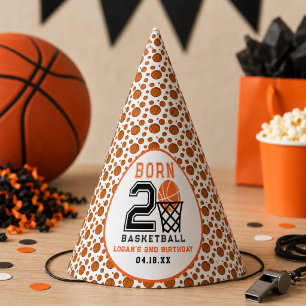 Chapéu De Festa Nascer 2 - Basquete Segundo aniversário de espor