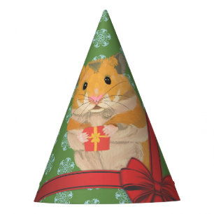 Chapéu De Festa Natal Hammy do hamster do Natal