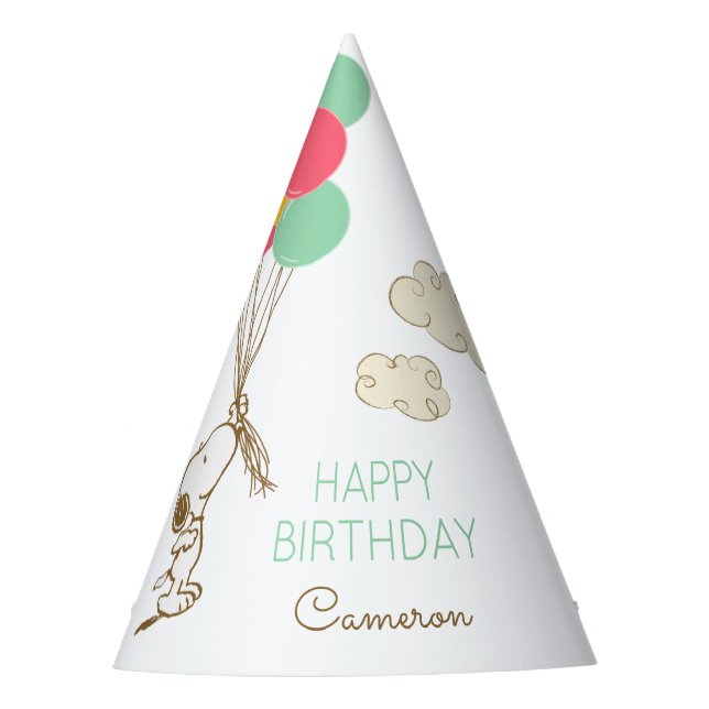 Chapéu De Festa Noopy e Balões Aniversário (Frente)