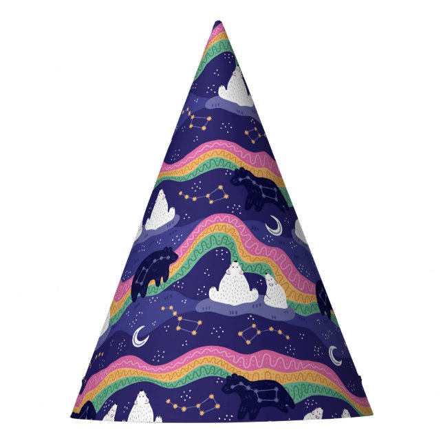 Chapéu De Festa Norte Lights Party Hat (Frente)