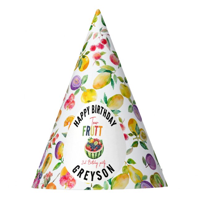 Chapéu De Festa Nossa festinha de segundo aniversário (Frente)