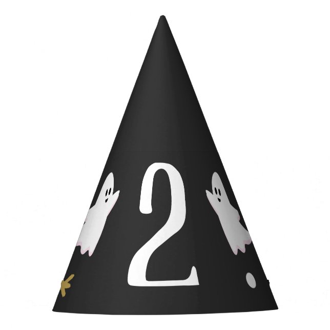 Chapéu De Festa Nosso Pequeno Boo está virando Dois (Frente)