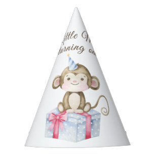 Chapéu De Festa Nosso Pequeno Macaco Primeiro Aniversário