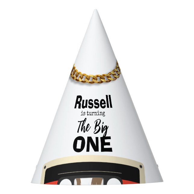 Chapéu De Festa Notorious One 1st Birthday (Frente)