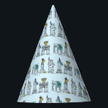 Chapéu De Festa Nova Iorque NYC Hanukkah - Arquitetura de marcos<br><div class="desc">Design apresenta uma ilustração original de caneta e tinta de vários marcos Nova Iorque, incluindo a Estátua da Liberdade, o Washington Square Arch e a Ponte do Brooklyn, "vestida" para a temporada de festas. Ideal para celebrar Hanukkah e as férias judaicas. Este design NYC também está disponível em outros produtos....</div>