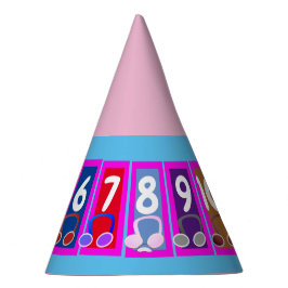 Chapéu De Festa Números de Matemática Inicial de 1 a 10 Partes