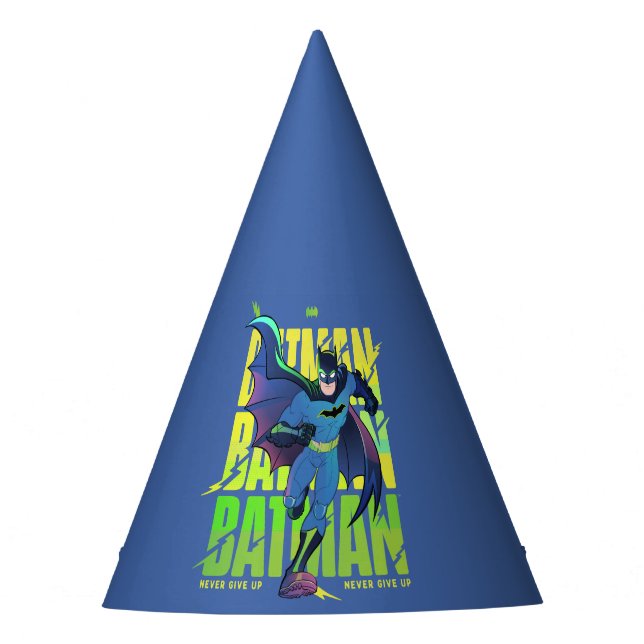 Chapéu De Festa Nunca Desistir do Batman Executando Gráfico (Frente)