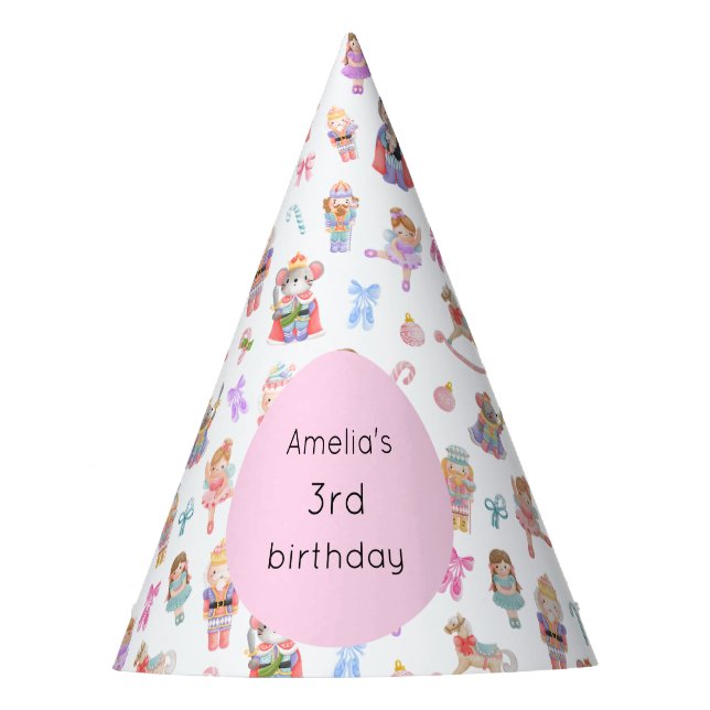 Chapéu De Festa Nutcracker Birthday (Frente)