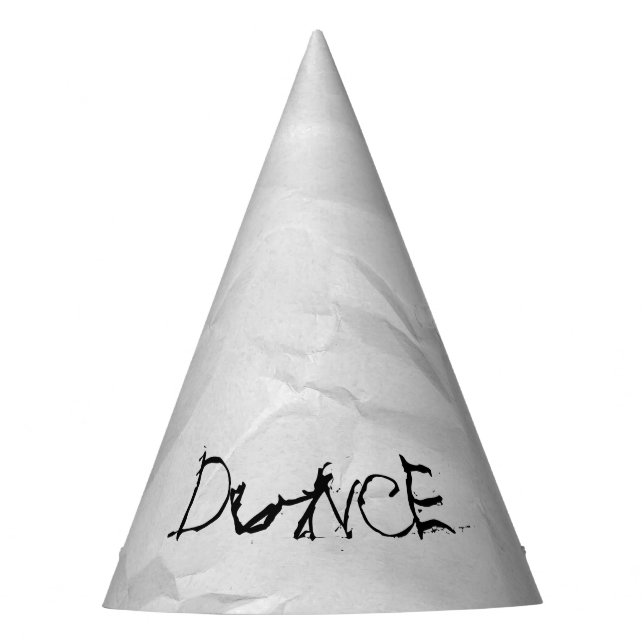 Chapéu De Festa O boné Dunce grunge do Partido do Humor do Partido (Frente)