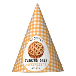 Chapéu De Festa O primeiro aniversario do nosso Pizza Cutie