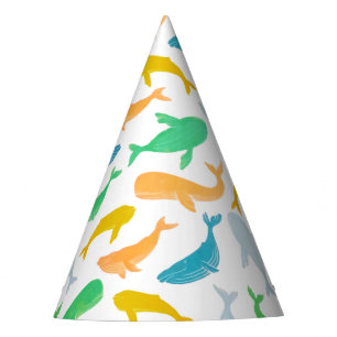 Chapéu De Festa Oceano Pacífico - Baleia - Cor Navegável Náutica