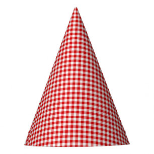 Chapéu De Festa ÓDIOS DE FESTA DE PAPEL VERMELHO-Branco