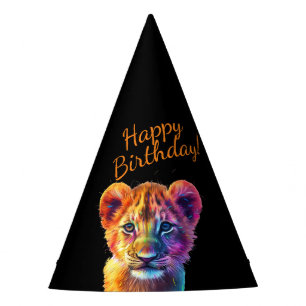 Chapéu De Festa Oh Bebê Grande Gato Feliz Aniversário