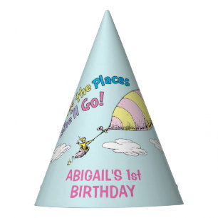 Chapéu De Festa Oh, Os Lugares Ela Vai! - Primeiro aniversário