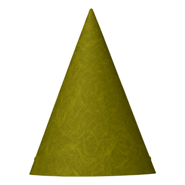 Chapéu De Festa Olive green surface with subtle swirling pattern (Frente)
