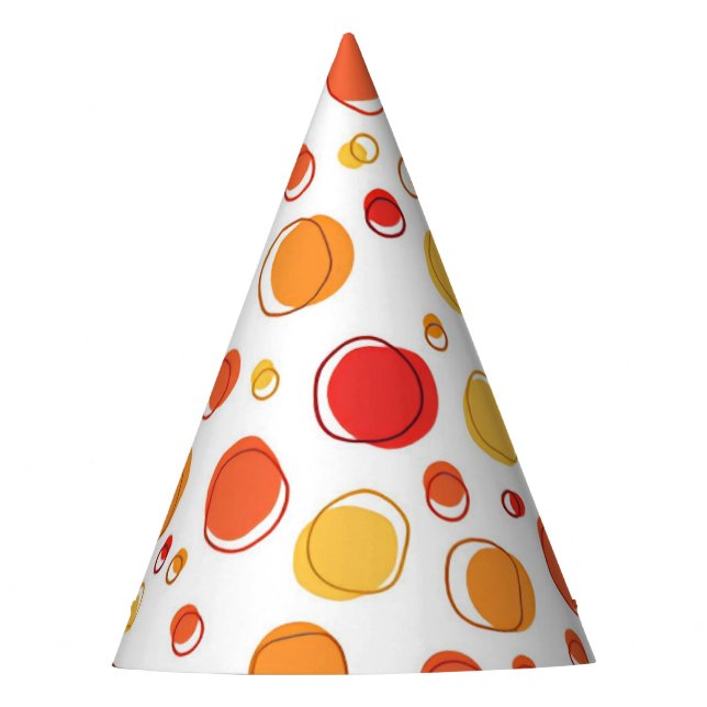 Chapéu De Festa Orange Rock Party Hat (Frente)