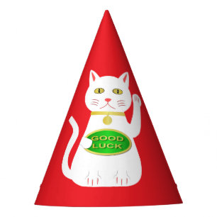 Chapéu De Festa Oriental Lucky Cat