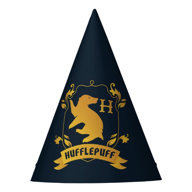 Chapéu De Festa Ornamentado HUFFLUFF™ House Crest (Frente)