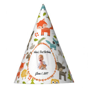 Chapéu De Festa Os animais bonitos da floresta personalizaram o