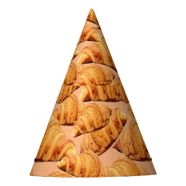 Chapéu De Festa Ouro croissant, padaria sem problemas. (Frente)