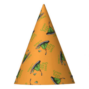 Chapéu De Festa Ovos Verdes e Presunto Padrão